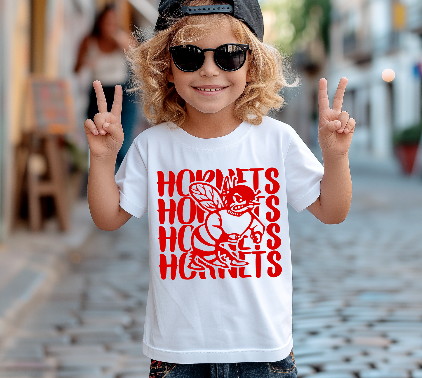 Youth HORNETS MASCOT Top