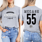 KNIGHTS FOOTBALL MOM - LINDSAY Personalized Tee