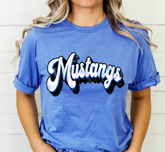 RETRO MUSTANGS tee