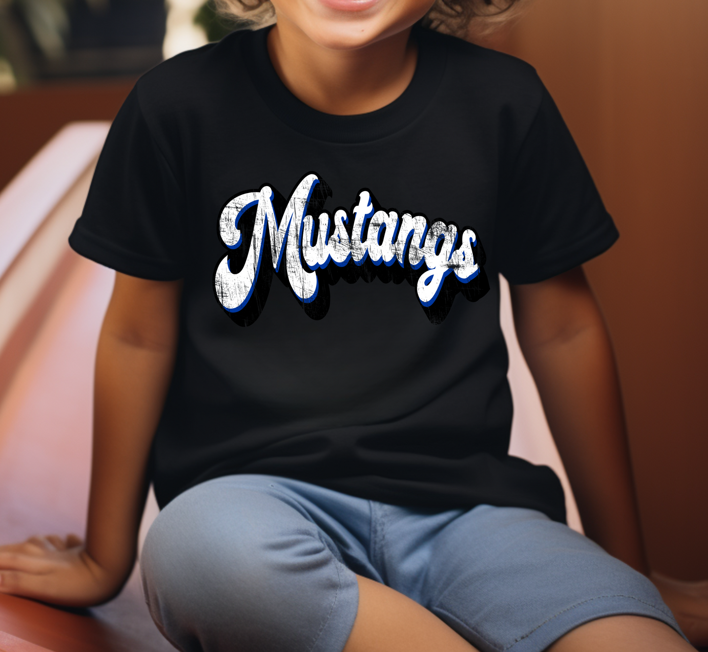 Youth RETRO MUSTANGS Top