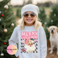 Youth MERRY CHRISTMAS Vintage Top