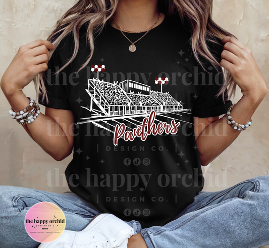 (NEW) SAINT JO PANTHERS Bleachers Top