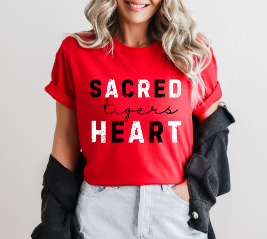 SACRED HEART TIGERS tee