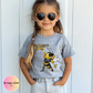 (NEW) Youth HORNETS MASCOT Faux Glitter Top