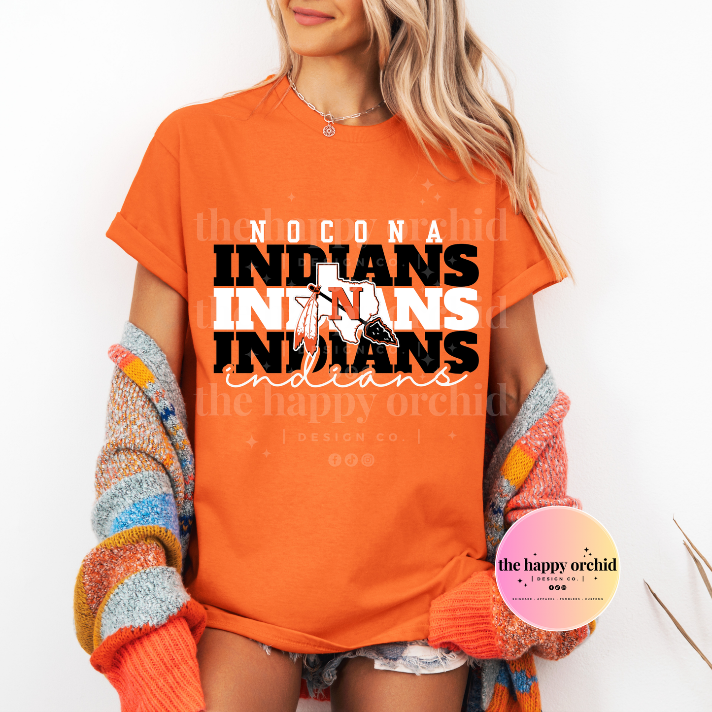 NOCONA INDIANS Stacked tee