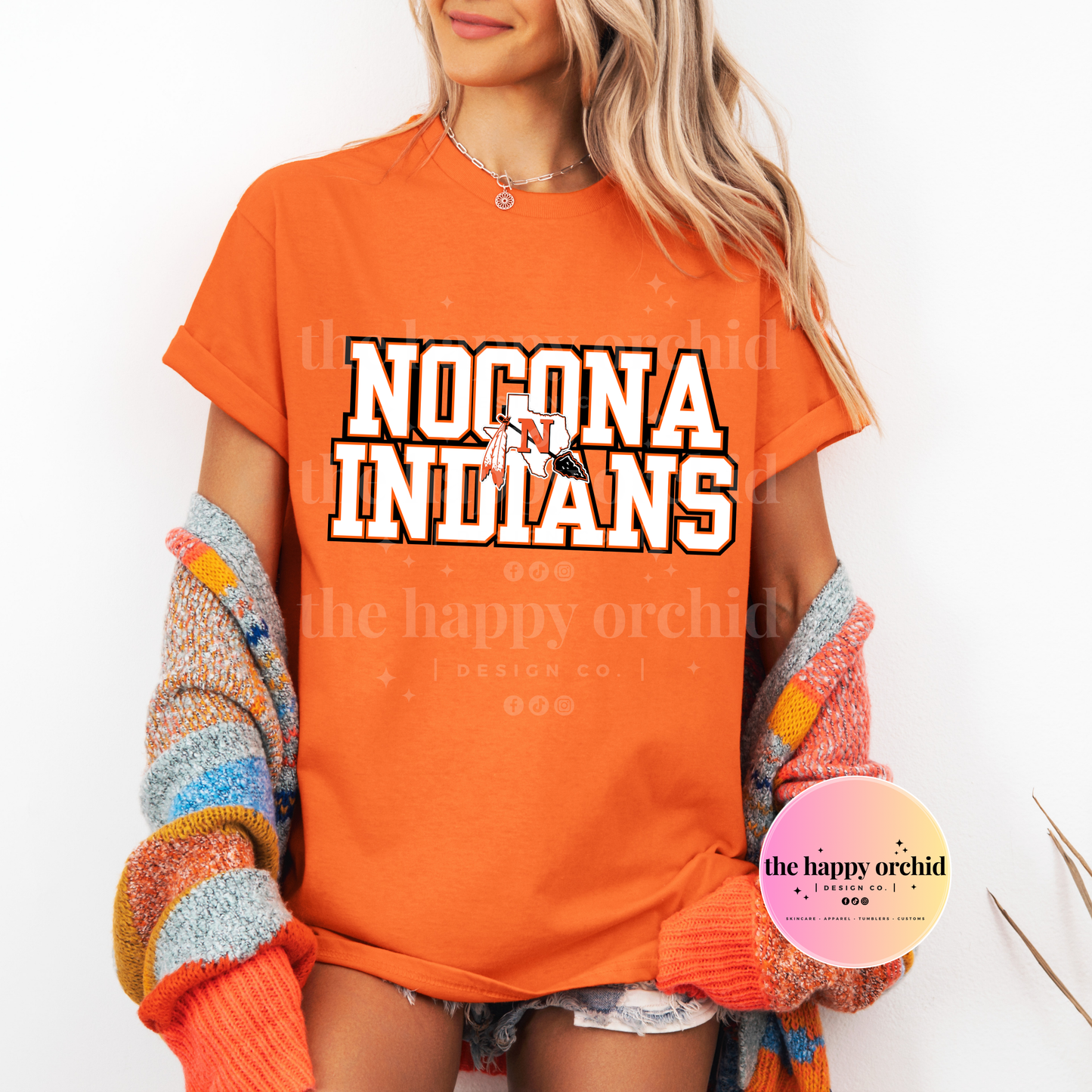 NOCONA INDIANS LOGO Top