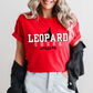 LEOPARD CHEER MOM Top