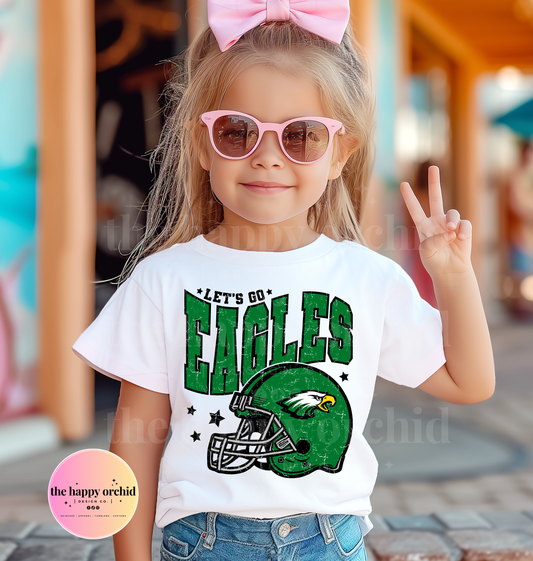 (NEW) Youth LET'S GO EAGLES Top