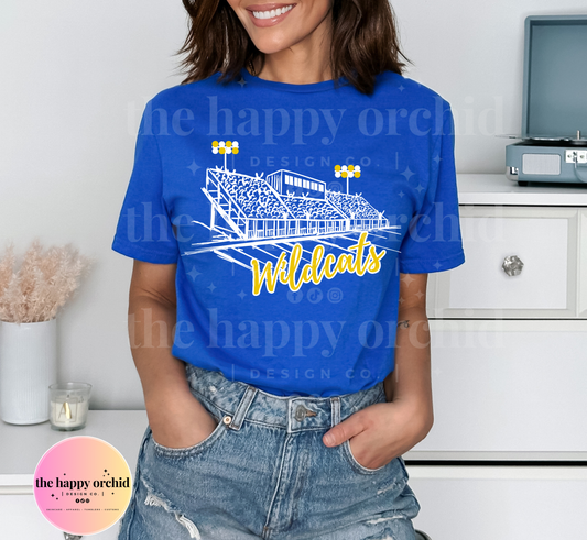 THACKERVILLE WILDCATS Bleachers Top
