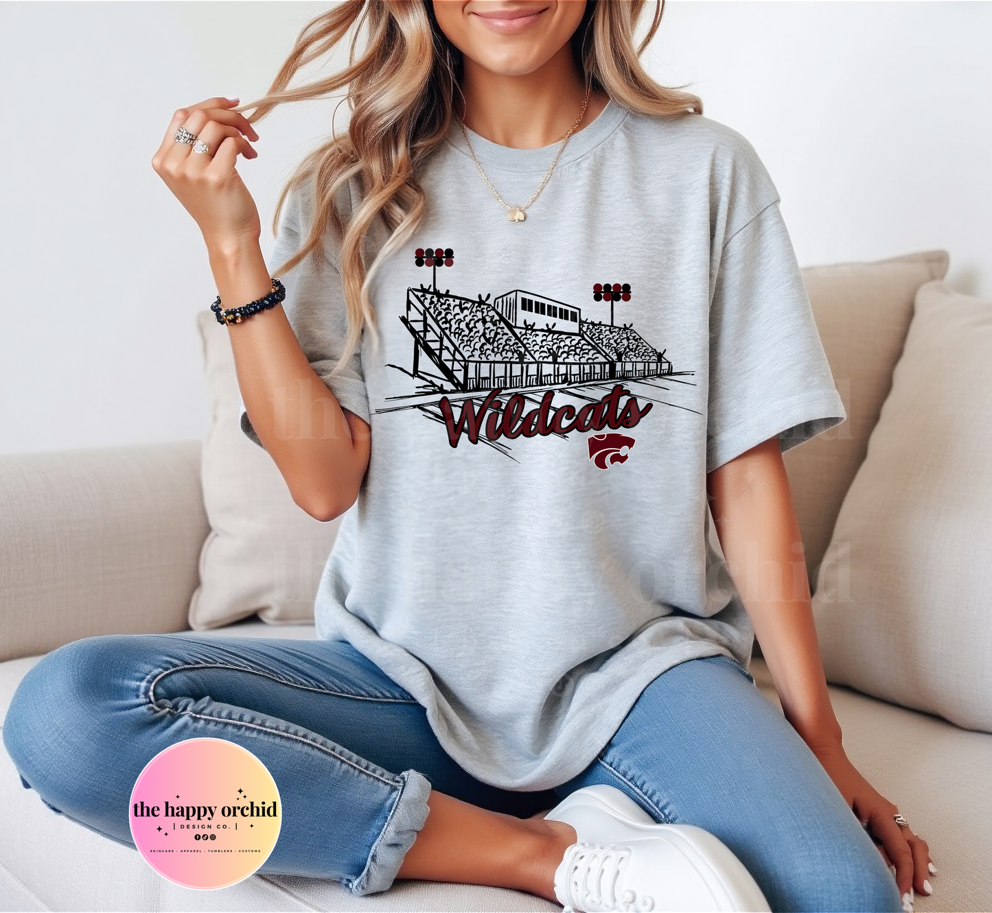 NEW CALLISBURG WILDCATS Bleachers tee