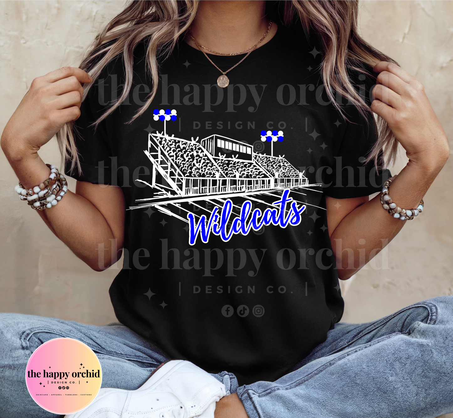 THACKERVILLE WILDCATS Bleachers Top