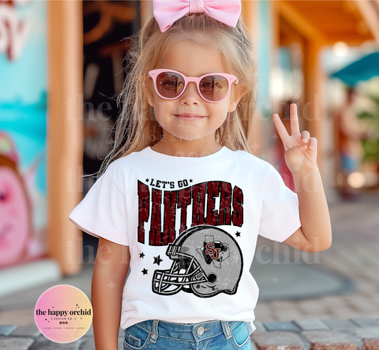 (NEW) Youth LET'S GO PANTHERS Top