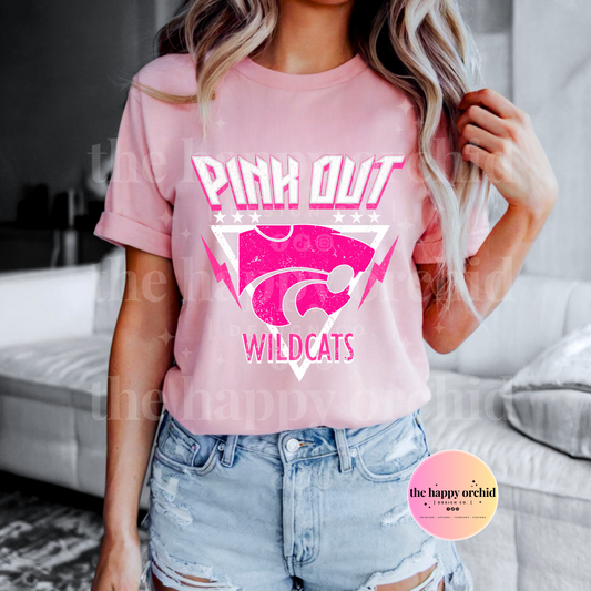 PINK OUT WILDCATS Top