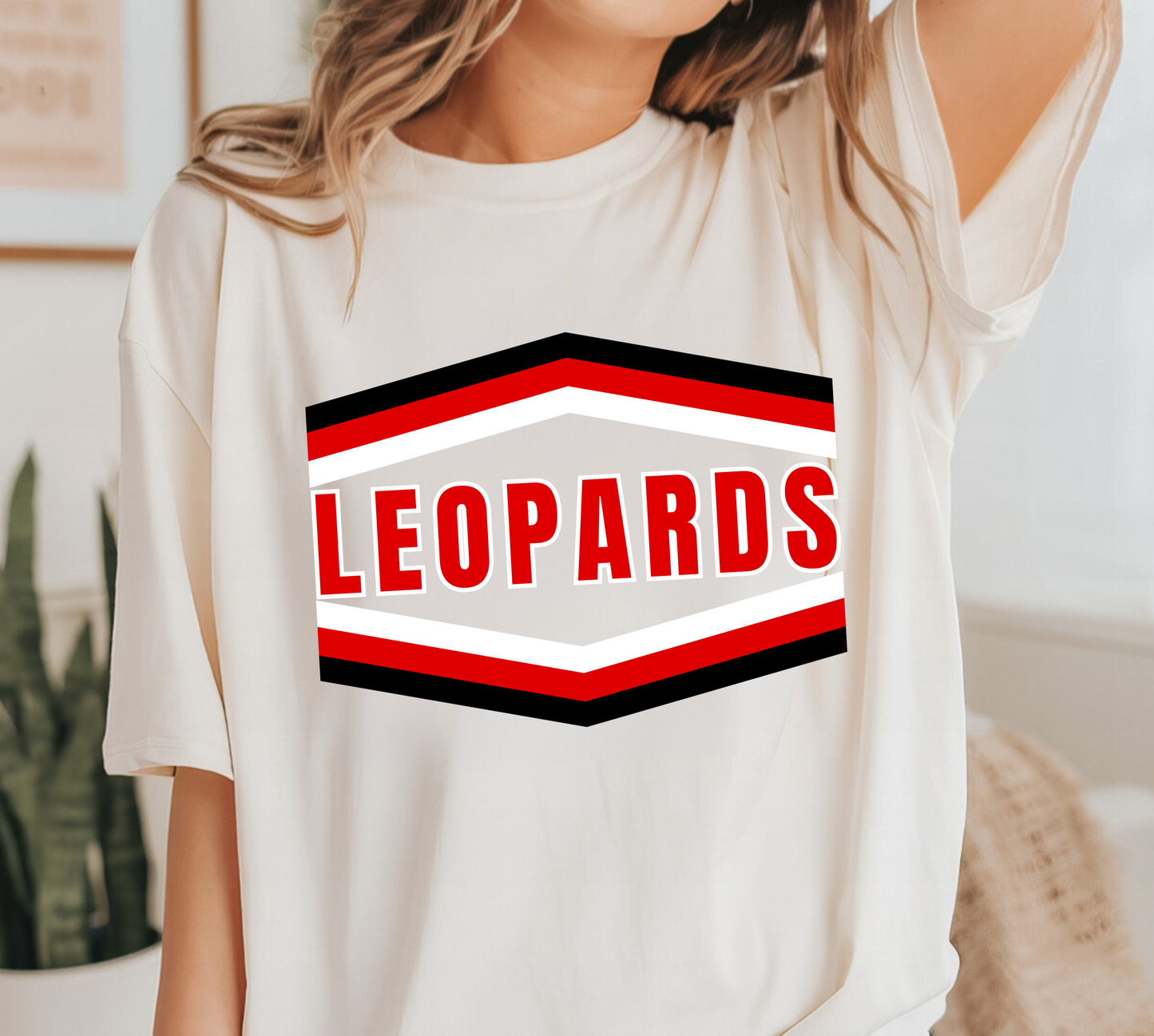 LEOPARDS Arrow Block tee