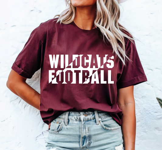 WILDCATS FOOTBALL tee