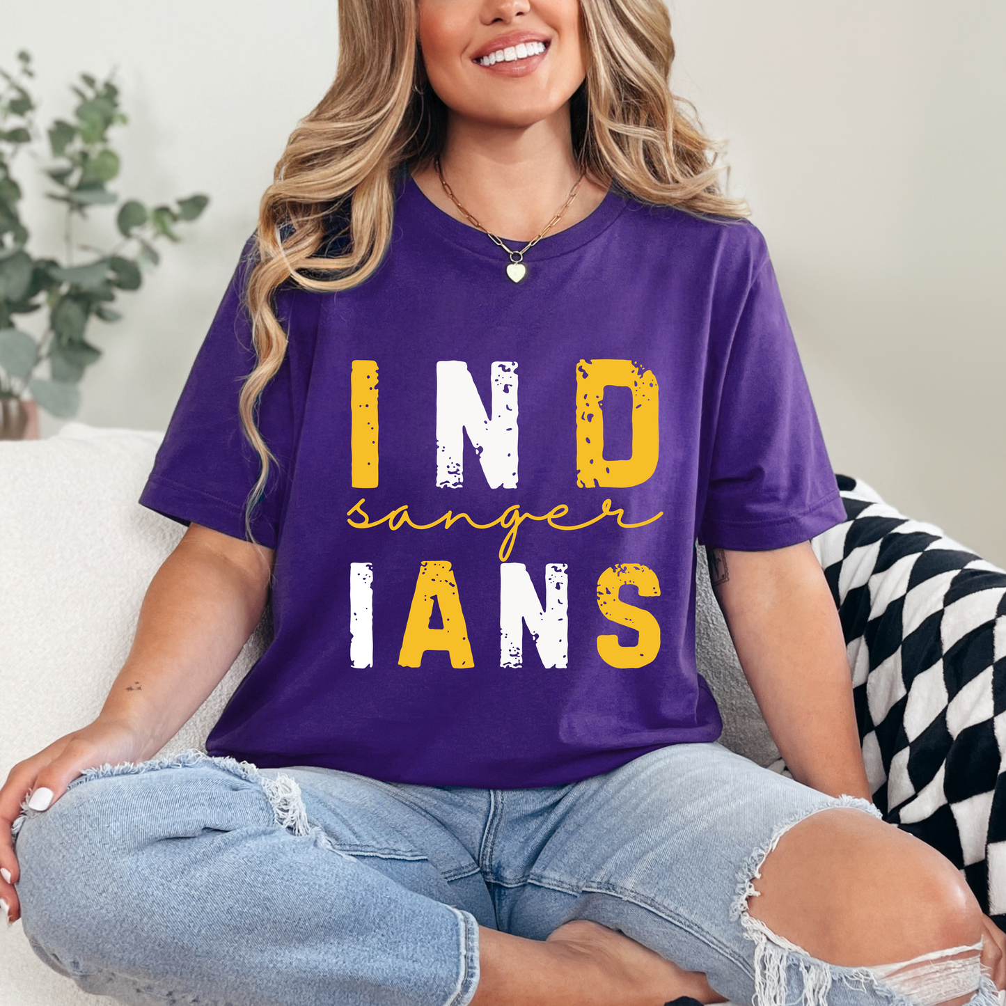 SANGER INDIANS tee