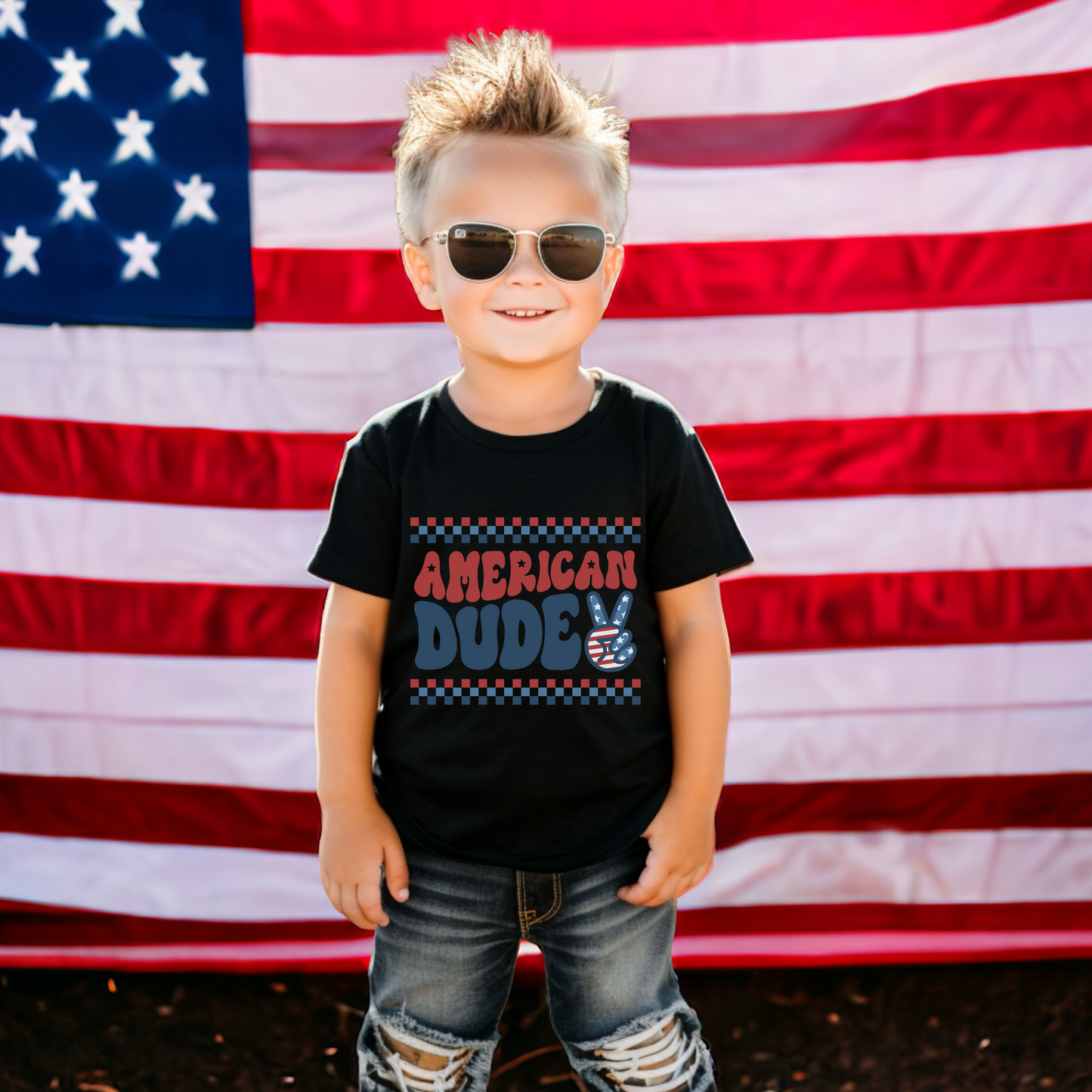 Toddler AMERICAN DUDE Top