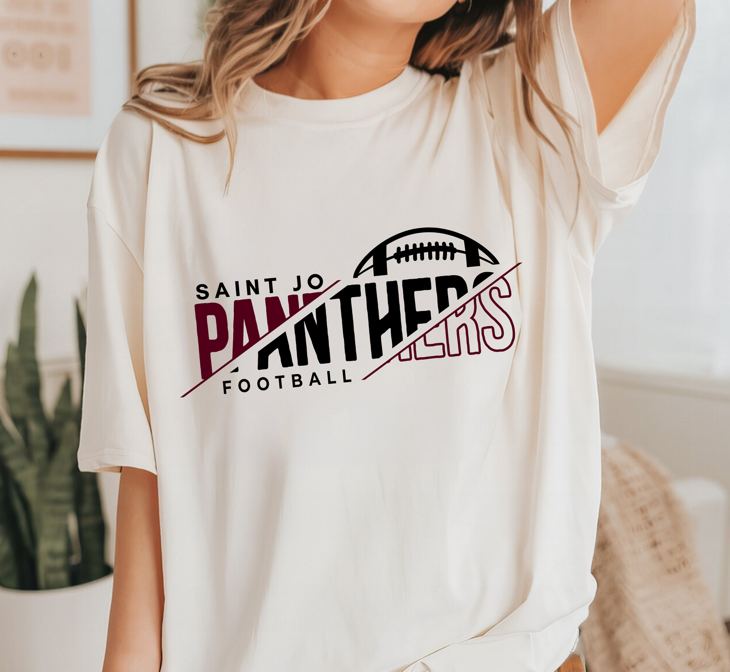 SAINT JO PANTHERS FOOTBALL tee