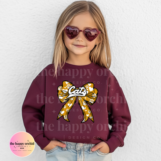 (NEW) Youth BEARCATS BOW Top