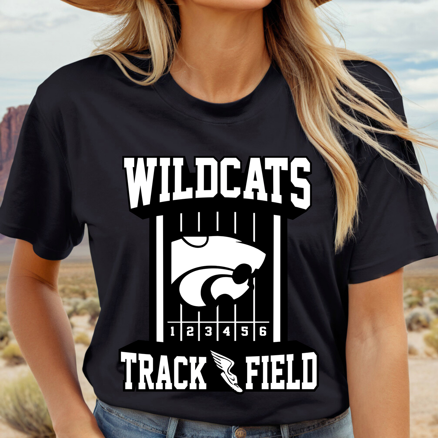 WILDCAT TRACK & FIELD tee