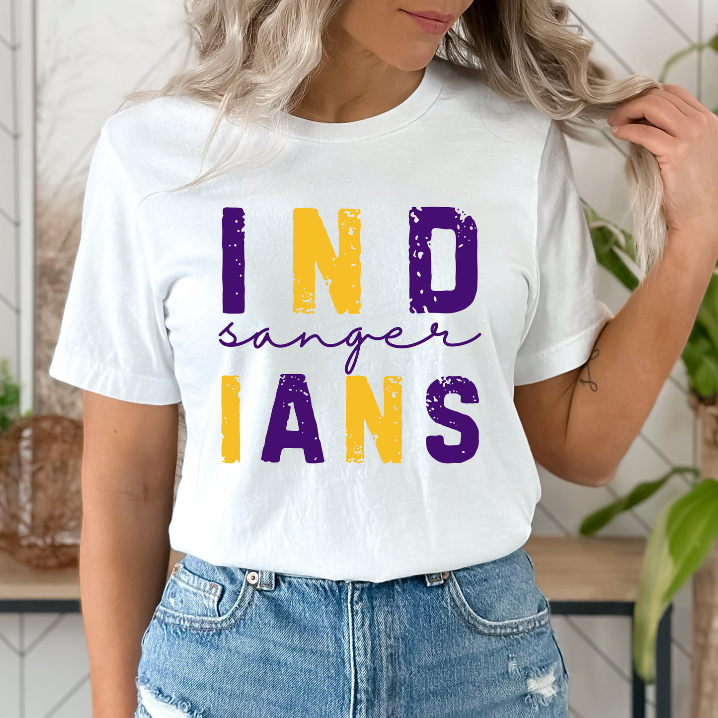 SANGER INDIANS tee