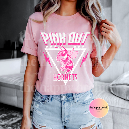 PINK OUT HORNETS Top