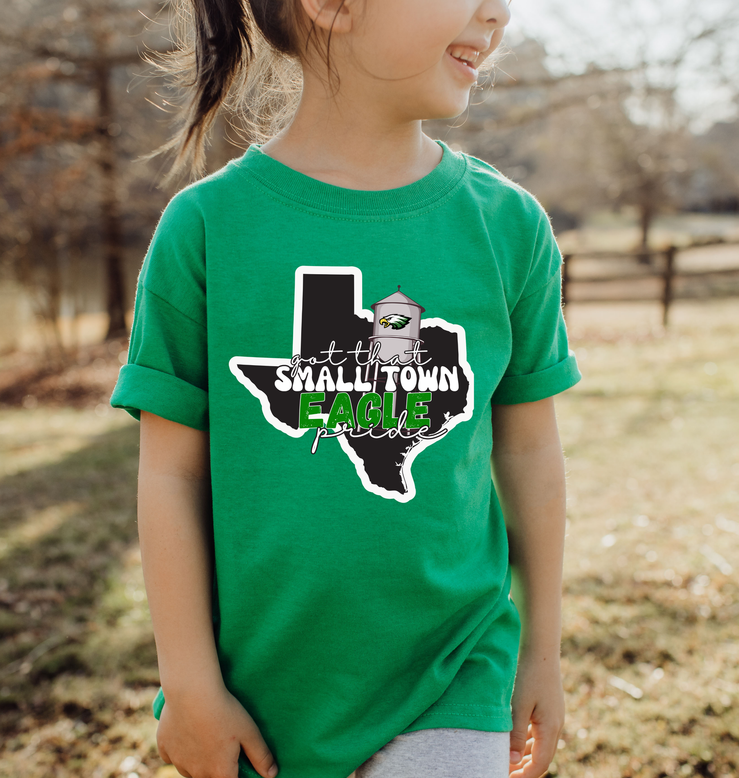 Youth SMALL TOWN EAGLE PRIDE Top