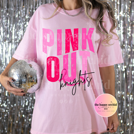 KNIGHTS - PINK OUT tee