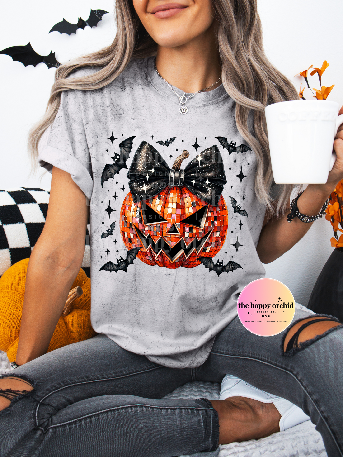 DISCO JACK-O-LANTERN  Color Blast Top