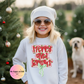 Youth MERRY & BRIGHT BOW Top