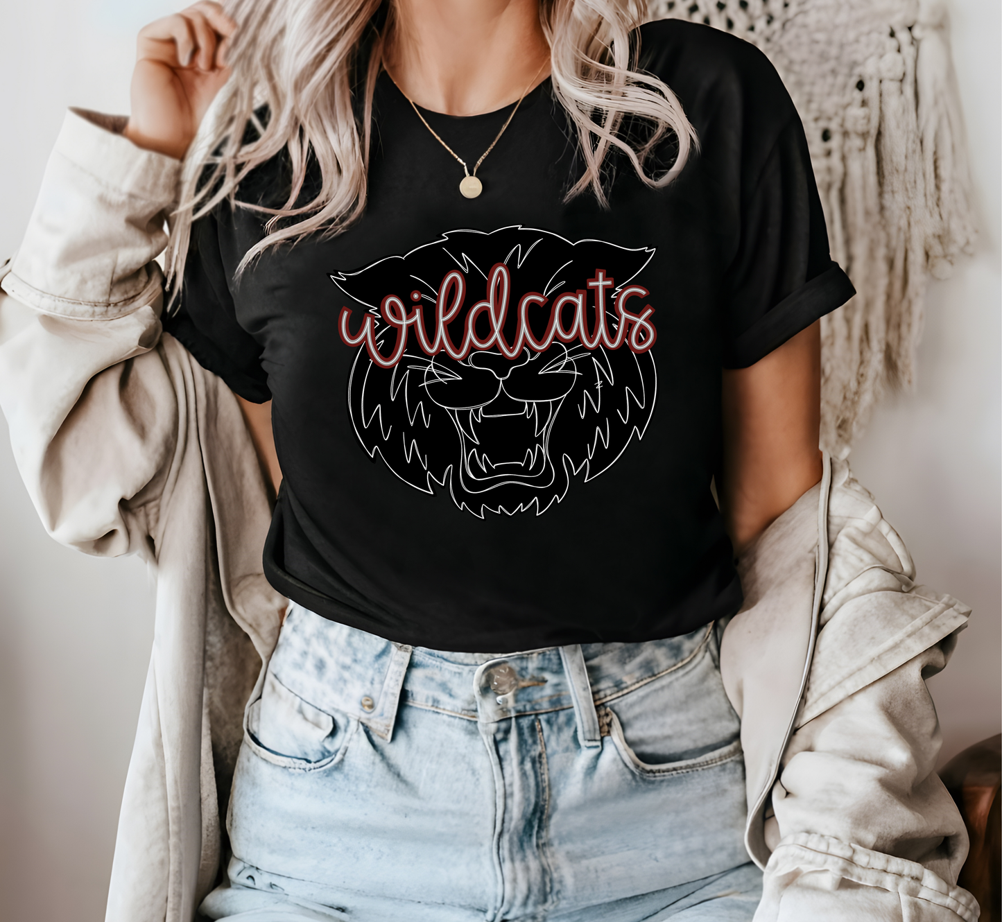 WILDCATS MASCOT tee