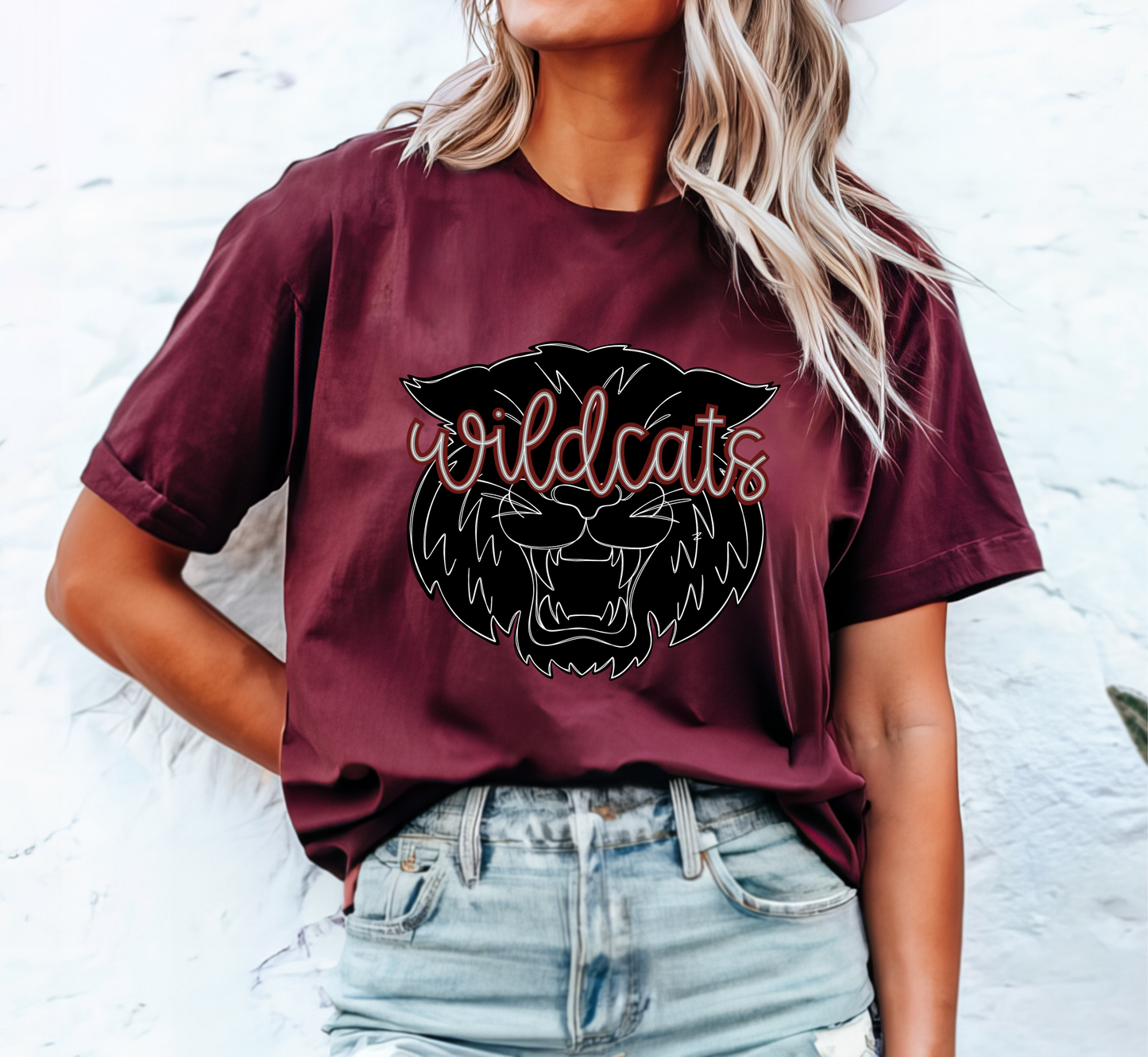 WILDCATS MASCOT tee