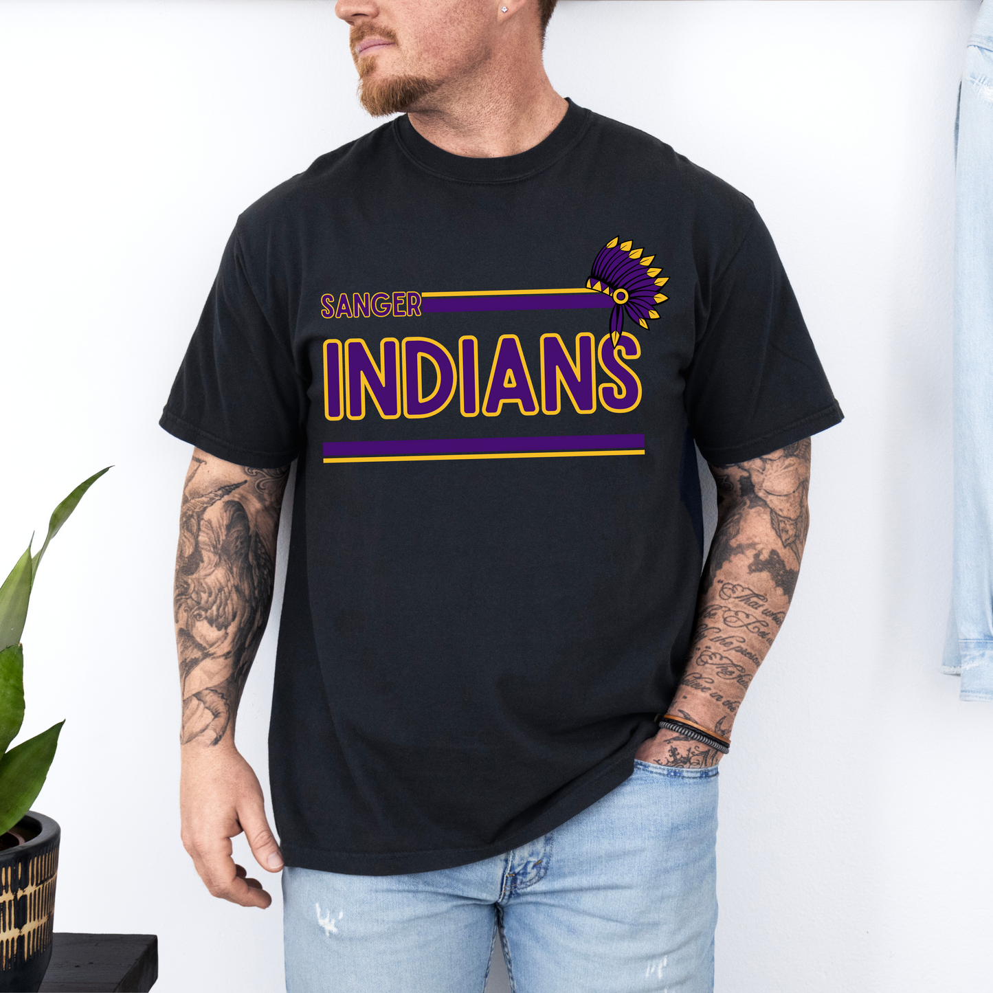 SANGER INDIANS tee