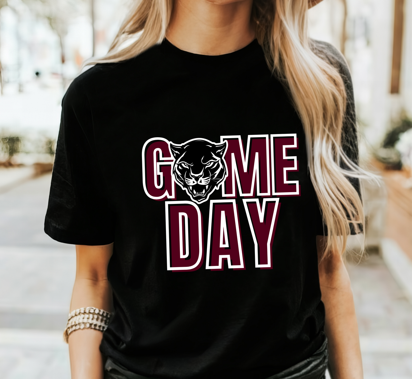 GAME DAY PANTHERS tee