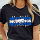 ST. MARY MUSTANGS Stacked tee