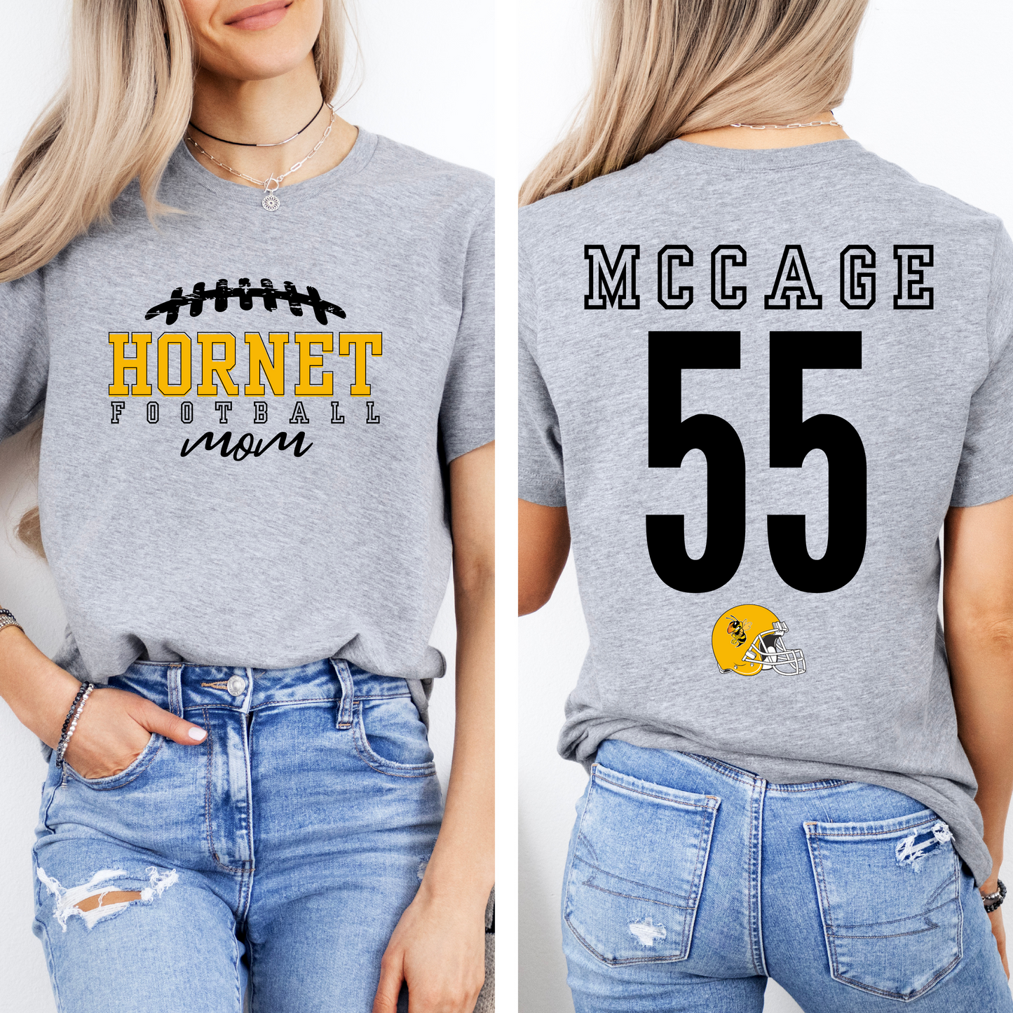 HORNET FOOTBALL MOM - ERA Personalized Tee