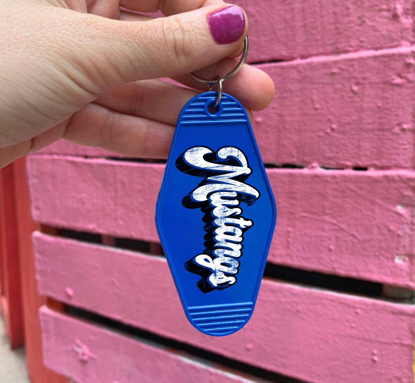 RETRO ST MARY MUSTANG Motel Keychain