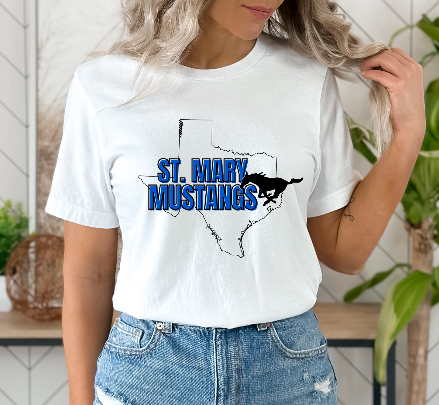 ST. MARY MUSTANG Vintage tee