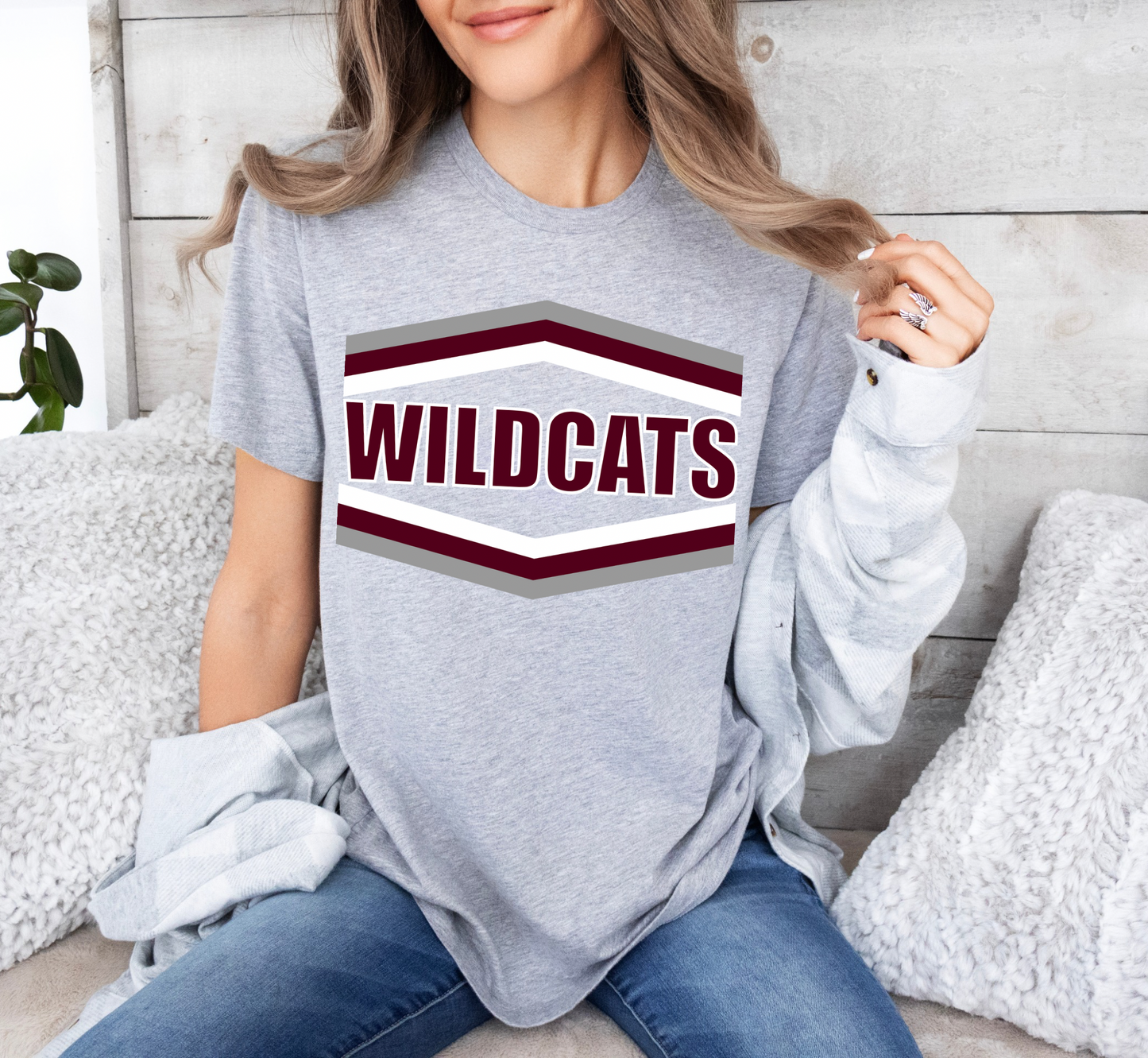 WILDCATS ARROW BLOCK top