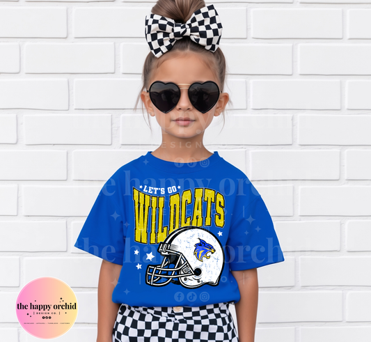 Youth LET'S GO WILDCATS Thackerville Top