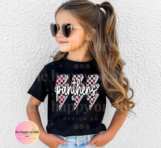 (NEW) Youth PANTHERS Retro Top