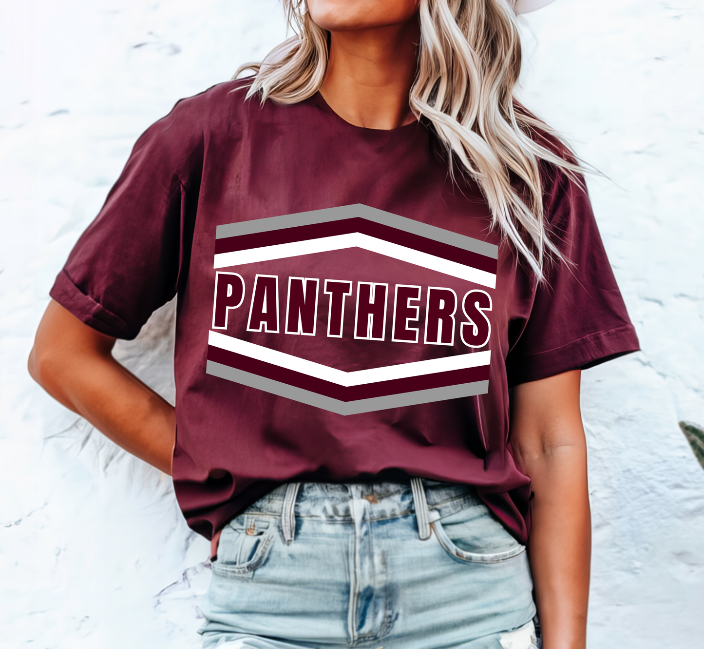 PANTHERS Arrow Block tee