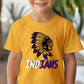 Youth INDIANS Mascot Top