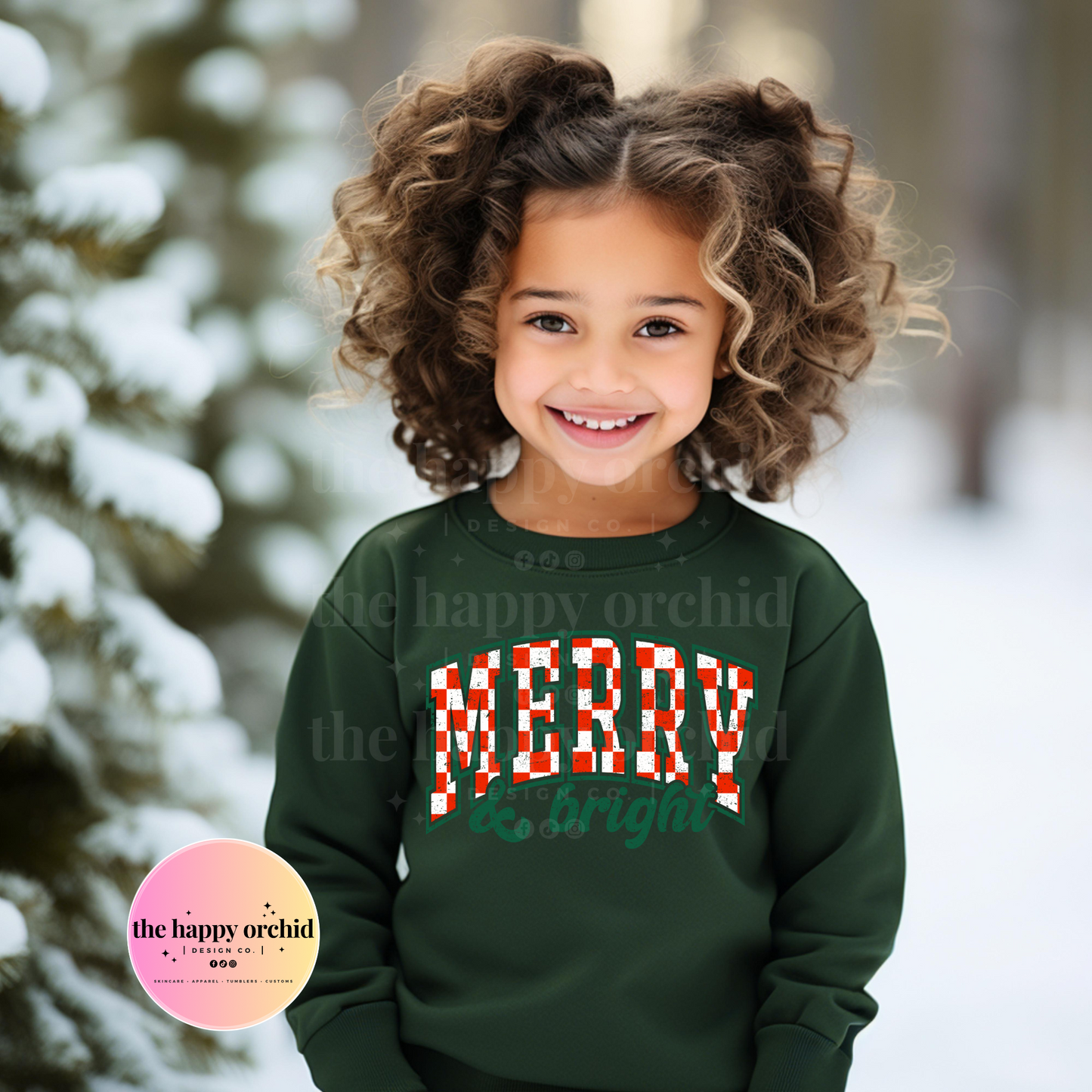 Youth MERRY & BRIGHT Top