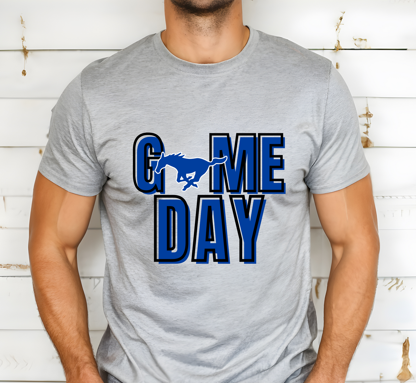 GAME DAY MUSTANGS tee