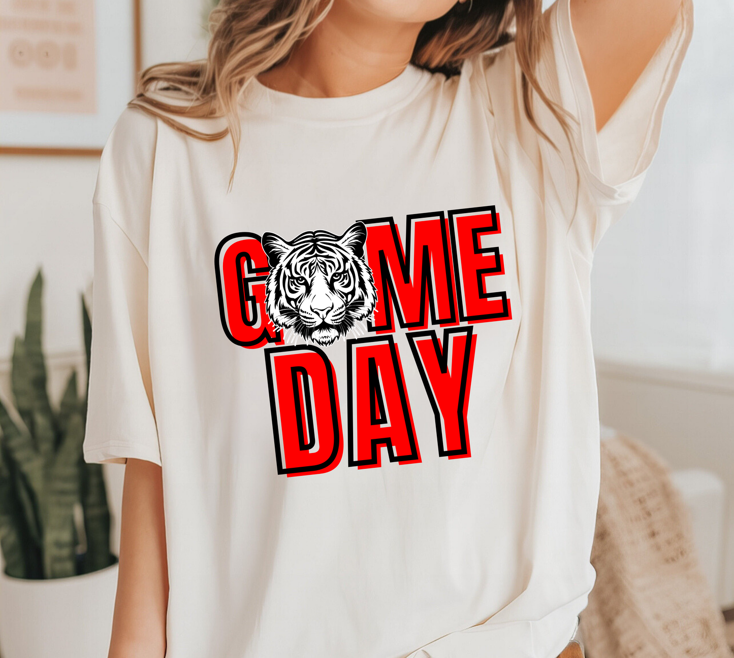 GAME DAY TIGERS tee