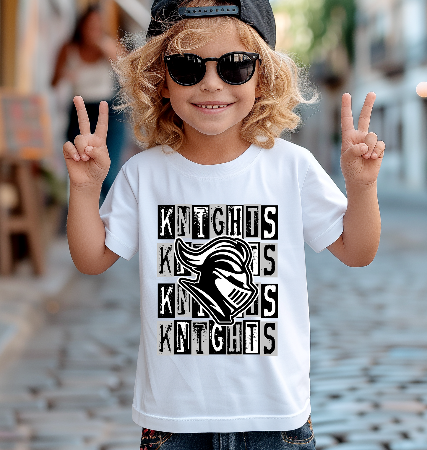 Youth KNIGHTS Stacked Top