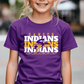 Youth SANGER INDIANS Stacked Top