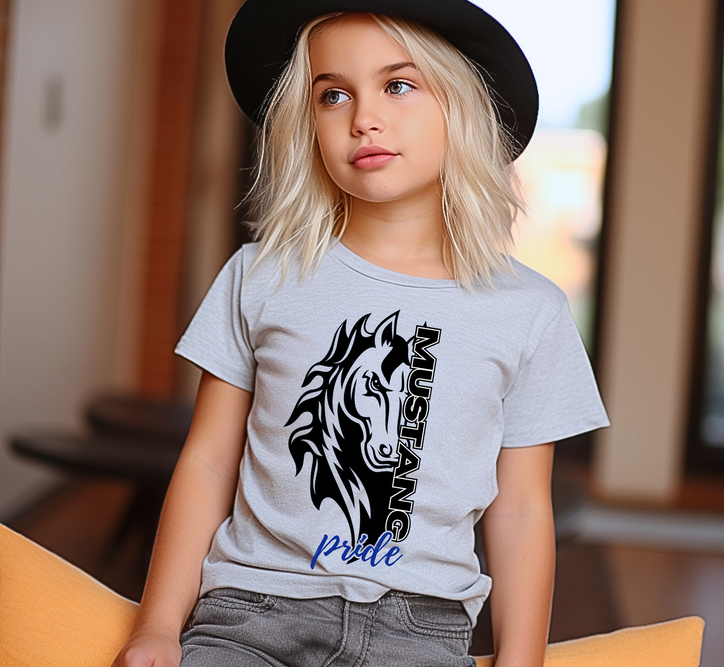 Youth MUSTANG PRIDE Mascot Top