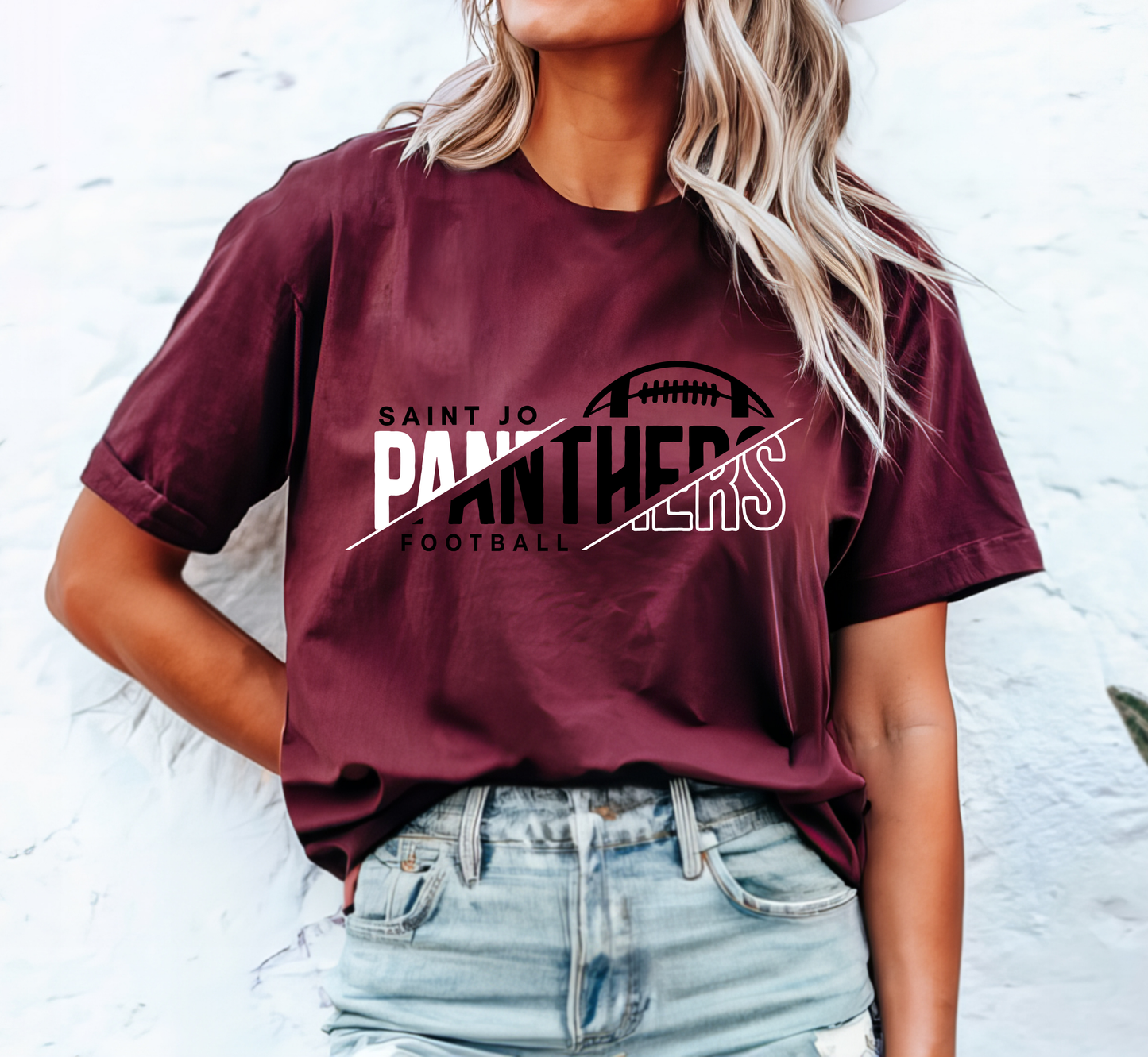 SAINT JO PANTHERS FOOTBALL tee